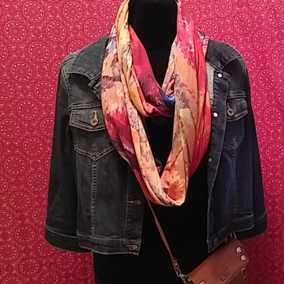 Infinity Eco Scarf- Poppy Seed - Picture 2 of 5
